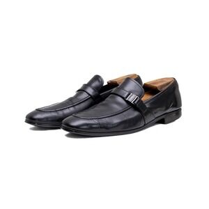 $850 SALVATORE FERRAGAMO Gancini Bit Loafer – Black Leathers – Size US 10 3E